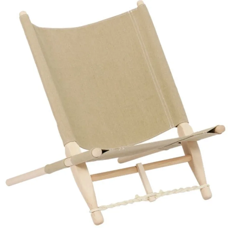 Skovshoved Møbelfabrik OGK safari chair, beech - linen