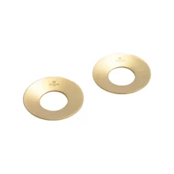 Skultuna Drip plate, small, set of 2, polished brass