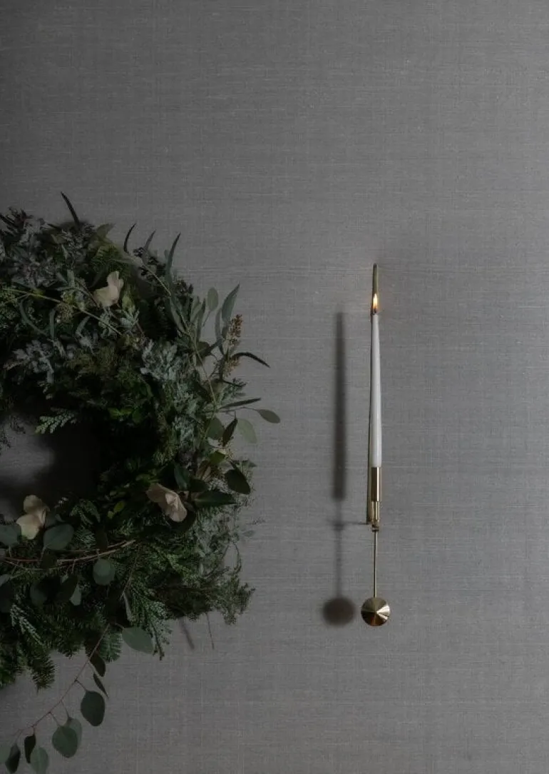 Skultuna Pendel sconce, polished brass