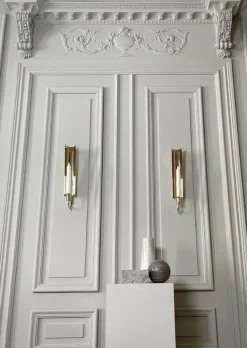 Skultuna Reflex sconce, polished brass