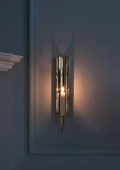 Skultuna Reflex sconce, polished brass