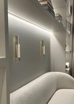 Skultuna Reflex sconce, polished brass