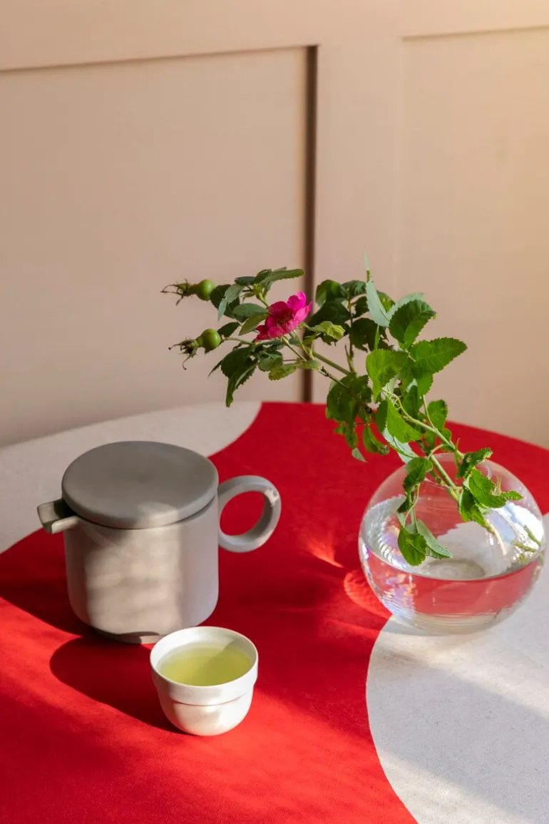 Spring Copenhagen Laine vase, ball, 13,5 cm, clear