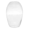 Spring Copenhagen Laine vase, oval, 20 cm, clear