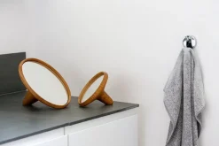 Spring Copenhagen Satellite hand mirror, small, oak