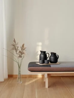 Stelton Amphora vacuum jug for tea, 1 L,  soft black