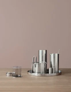Stelton Arne Jacobsen  coasters, 6 pcs