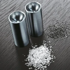 Stelton Arne Jacobsen salt and pepper set, steel