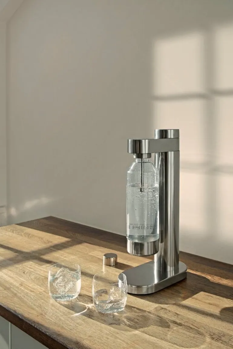 Stelton Brus carbonating bottle, 1,15 L, steel