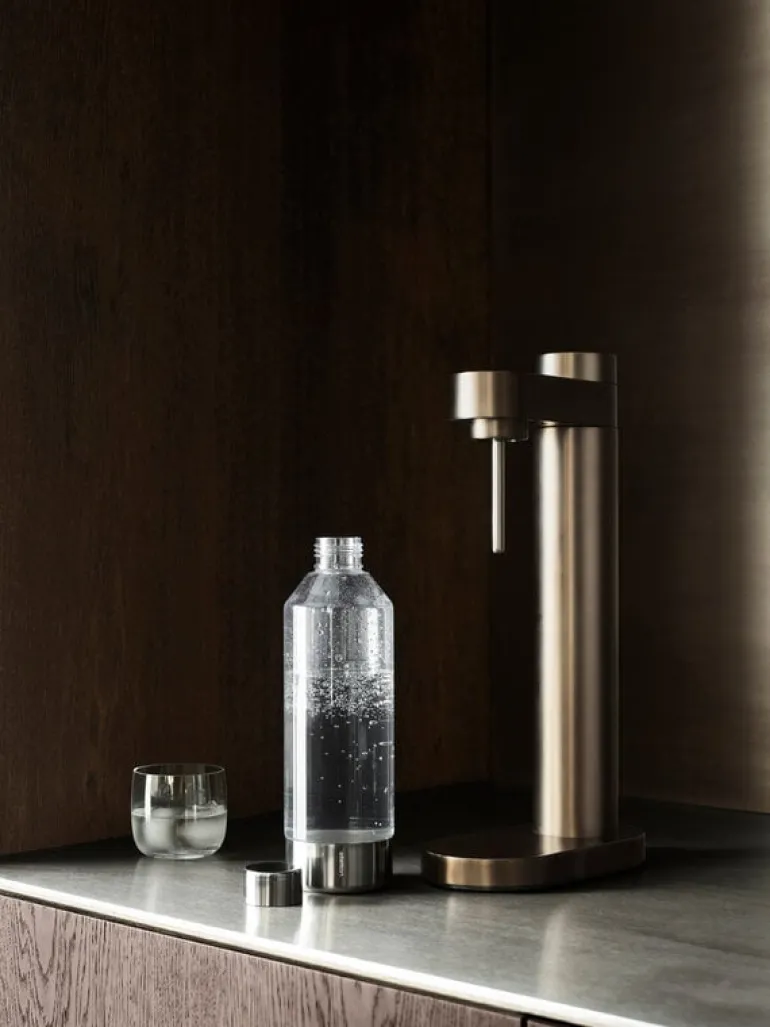 Stelton Brus carbonating bottle, 1,15 L, steel