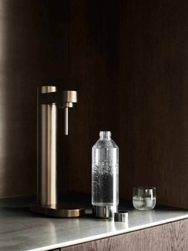 Stelton Brus carbonating bottle, 1,15 L, steel