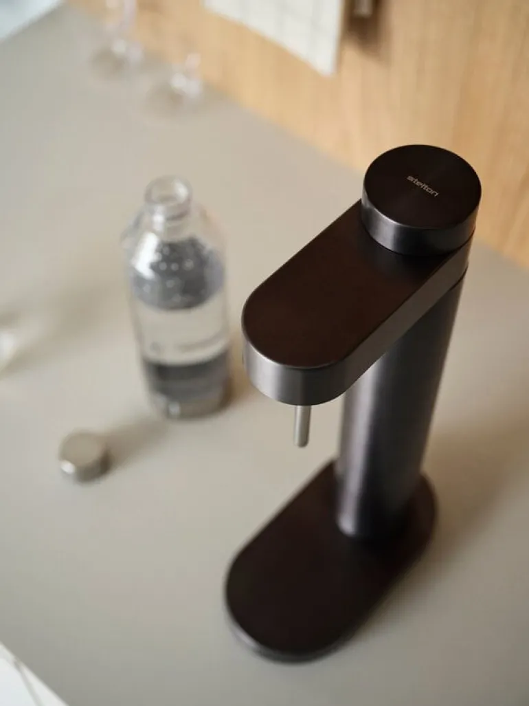 Stelton Brus carbonator, black metallic