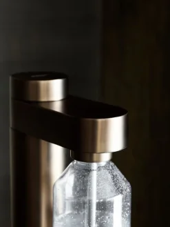 Stelton Brus carbonator, dark brown metallic