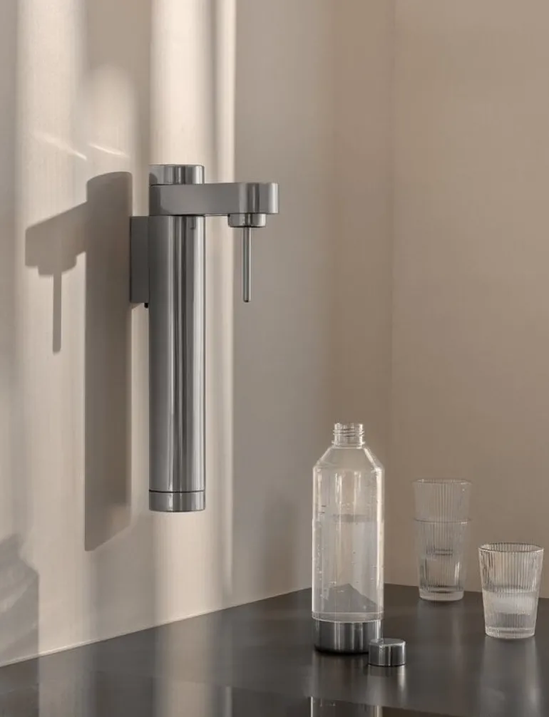 Stelton Brus carbonator, wall mount, steel