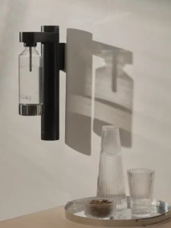 Stelton Brus carbonator, wall mount, black