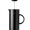 Stelton EM press coffee maker, black