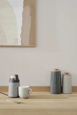 Stelton Emma coffee grinder, grey