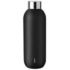 Stelton Keep Cool water bottle, 0,6 L, black