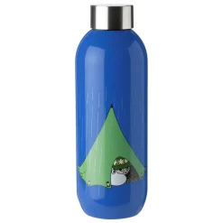 Stelton Keep Cool water bottle, 0,75 L, blue - Moomin