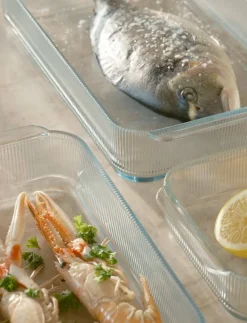 Stelton Pilastro ovenproof dish, 40.8 cm, clear