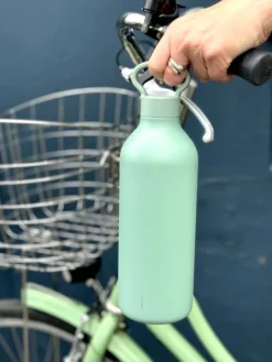 Stelton Tabi vacuum insulated bottle, 1 L, dusty green