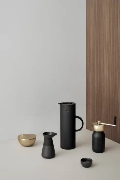 Stelton Theo milk jug, black