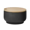 Stelton Theo sugar bowl, black