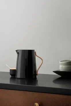 Stelton Theo sugar bowl, black