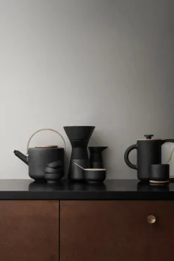 Stelton Theo sugar bowl, black