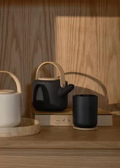 Stelton Theo teapot, black