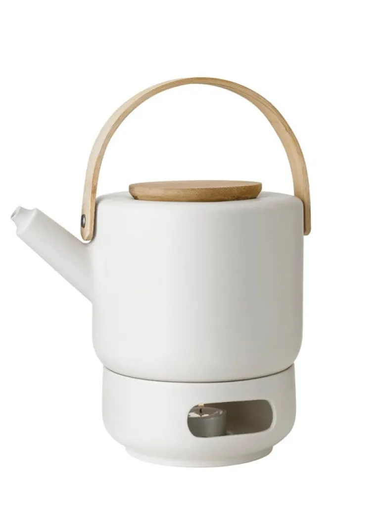 Stelton Theo teapot, sand