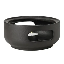 Stelton Theo teapot warmer, black