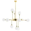 Stilnovo Galassia 12 pendant, gold - white
