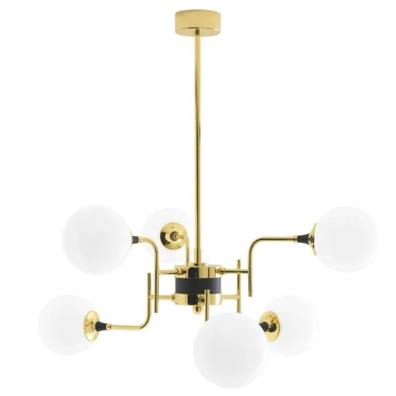 Stilnovo Galassia 6 pendant, gold - white
