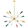 Stilnovo Sputnik pendant, gold - multicolor
