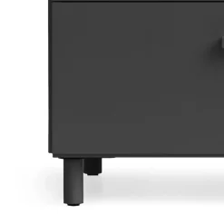 String Furniture Relief chest of drawers with legs, tall, grey