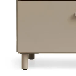 String Furniture Relief chest of drawers with legs, tall, beige