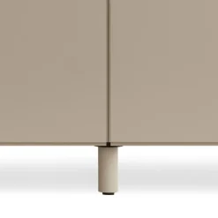 String Furniture Relief chest of drawers with legs, tall, beige