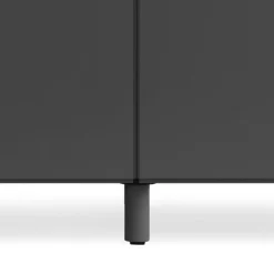 String Furniture Relief chest of drawers with legs, low, grey