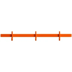 String Furniture Relief hook rail, small, 41 cm, orange