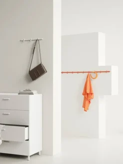 String Furniture Relief hook rail, small, 41 cm, white