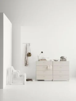 String Furniture Relief hook rail, small, 41 cm, white