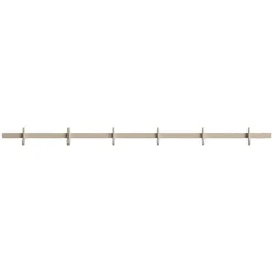 String Furniture Relief hook rail, medium, 82 cm, beige