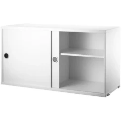 String Furniture String cabinet, 78 x 30 cm, white