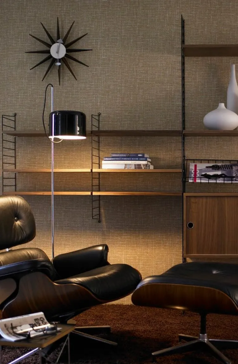 String Furniture String cabinet, 78 x 30 cm, walnut