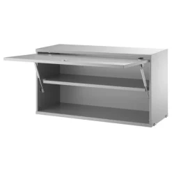 String Furniture String cabinet with flip door, 78 x 30 cm, grey