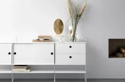 String Furniture String chest with 2 drawers, 58 x 30 cm, white