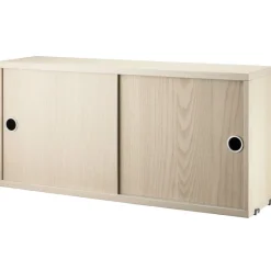 String Furniture String cabinet, 78 x 20 cm, ash