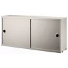 String Furniture String cabinet, 78 x 20 cm, beige