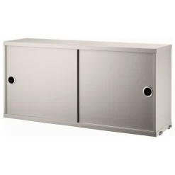 String Furniture String cabinet, 78 x 20 cm, beige